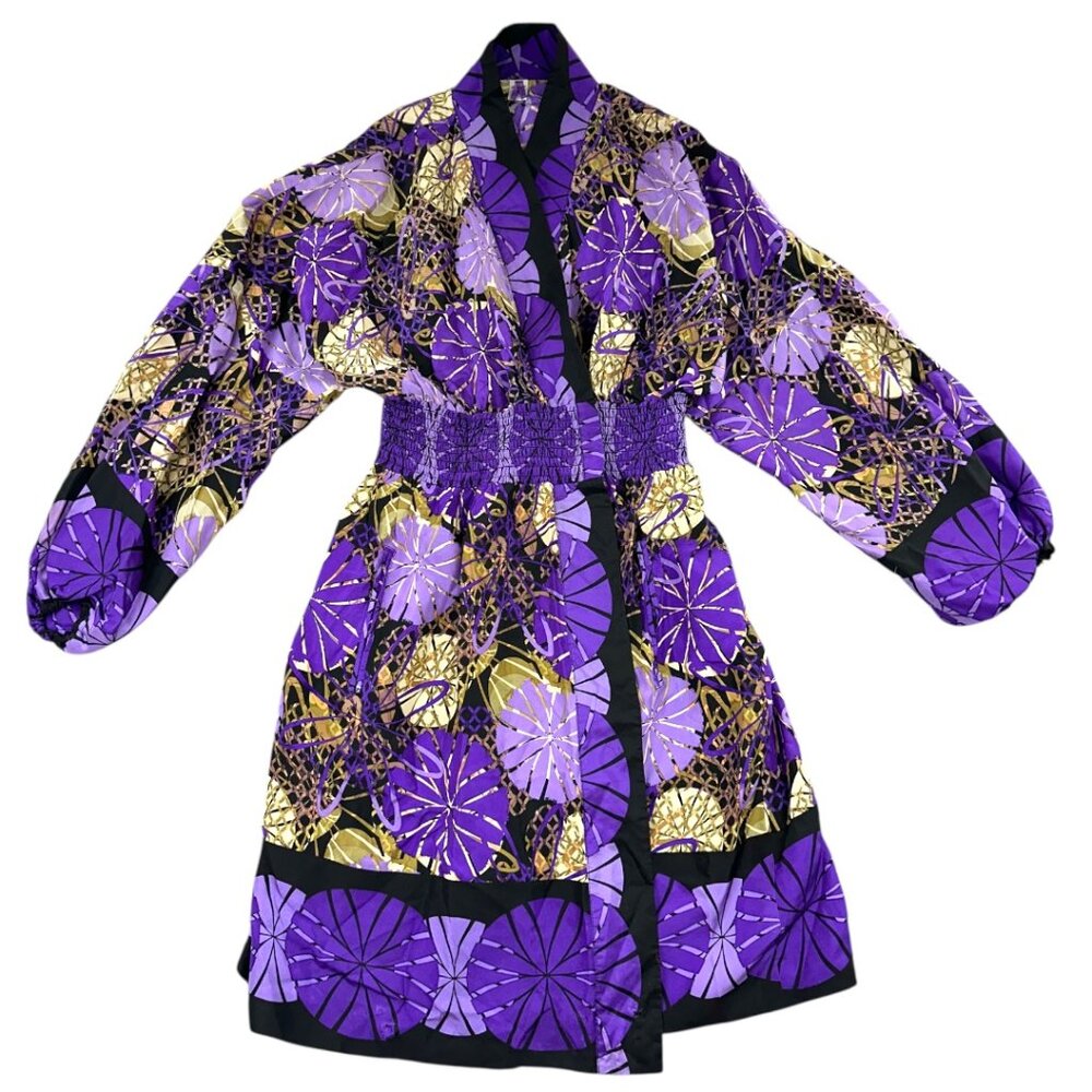 Pinkerton Ankara Kimono Robe